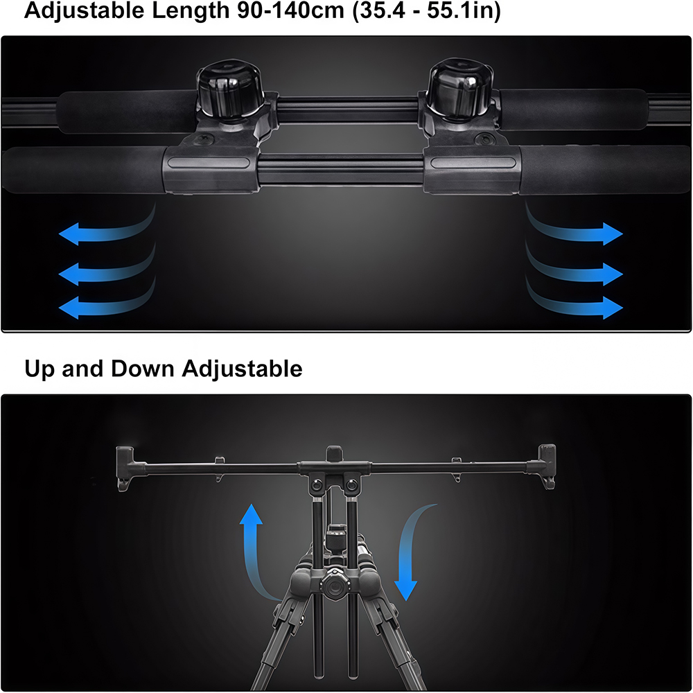 JSFUN  Adjustable 5-Rod Fishin - Fishing Rod Pod recension och pris
