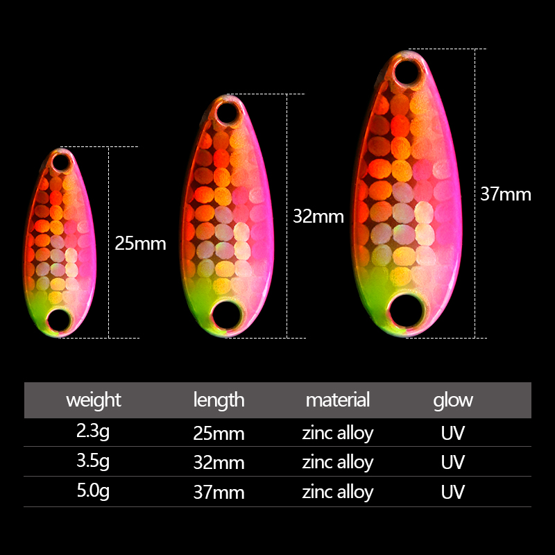 5Pcs/set Japanese Spoon Bait 2 - Fishing Equipment Japan recension och pris