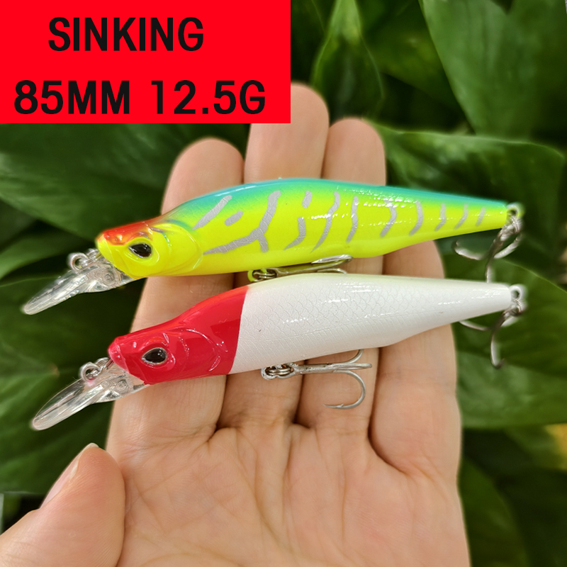 Sinking Minnow Fishing Lures 8 - Fishing Equipment Japan recension och pris