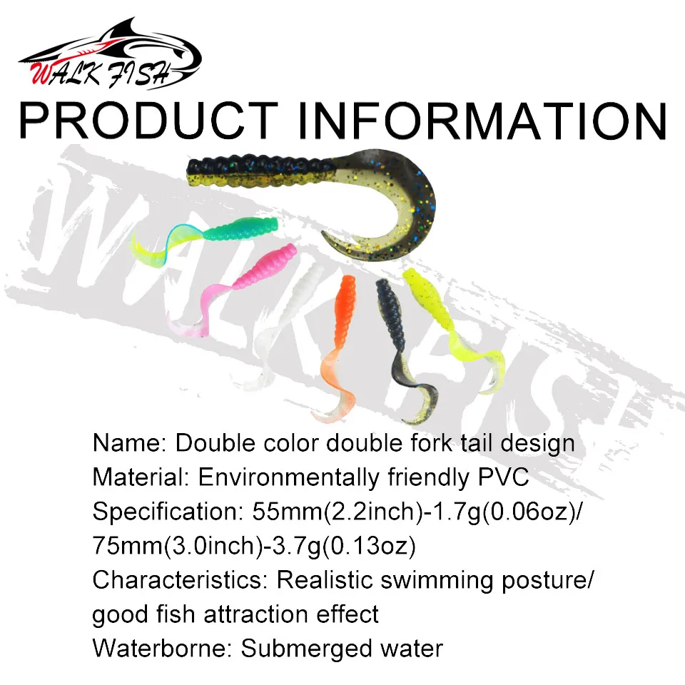 WALK FISH 10PCS New Japan 55mm - Fishing Equipment Japan recension och pris