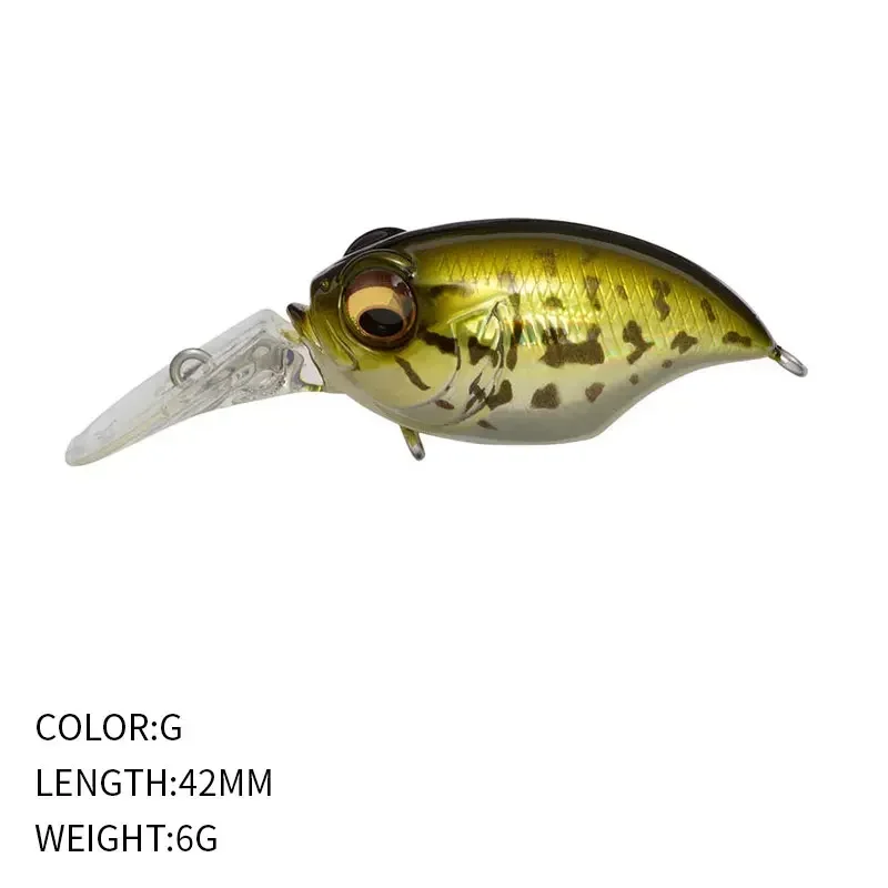 1Pcs 6g 42mm Crank Griffon Wob - Fishing Equipment Japan recension och pris