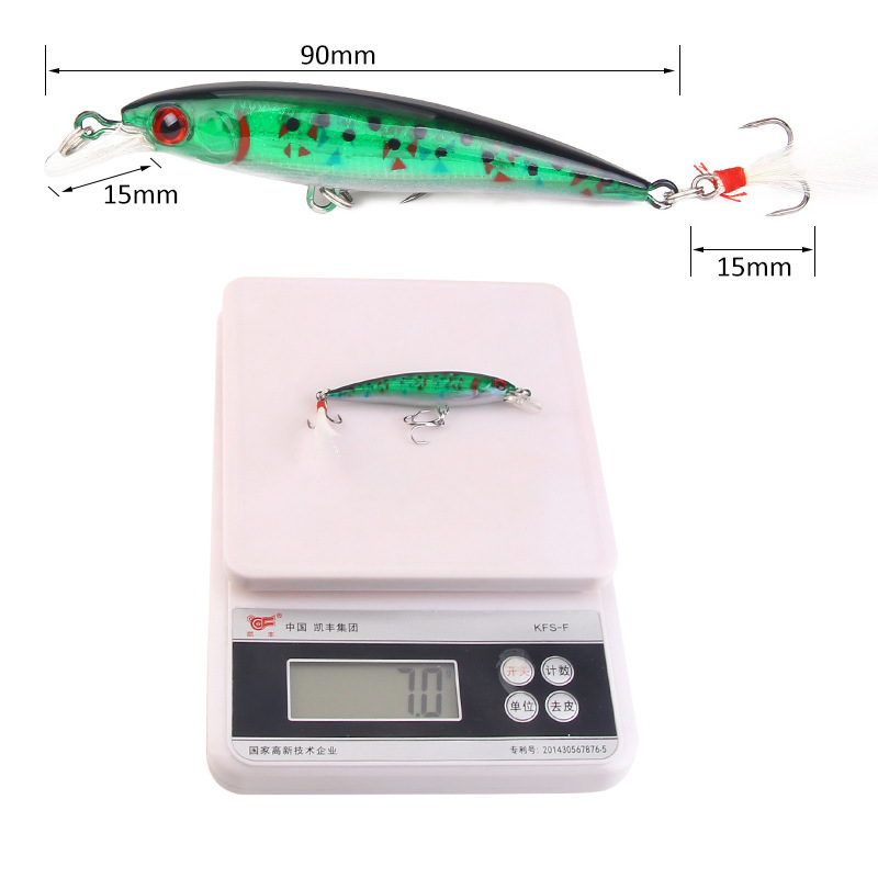 10 Colors Minnow Fishing Lure  - Fishing Equipment Japan recension och pris