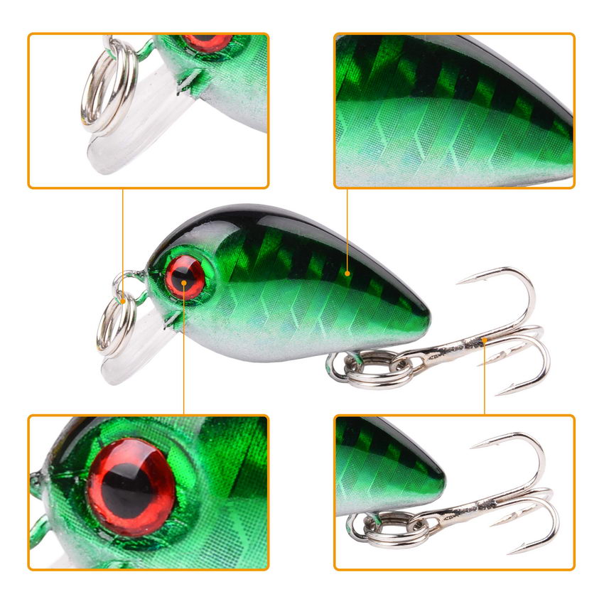 30mm 2g Crazy wobbler Mini Top - Fishing Equipment Japan recension och pris